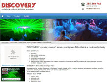 Tablet Screenshot of discovery-cb.cz